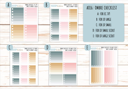 Basic Labels & Habit Trackers. Add-ons for Monthly Kits "Sweet and Merry" || AOBL