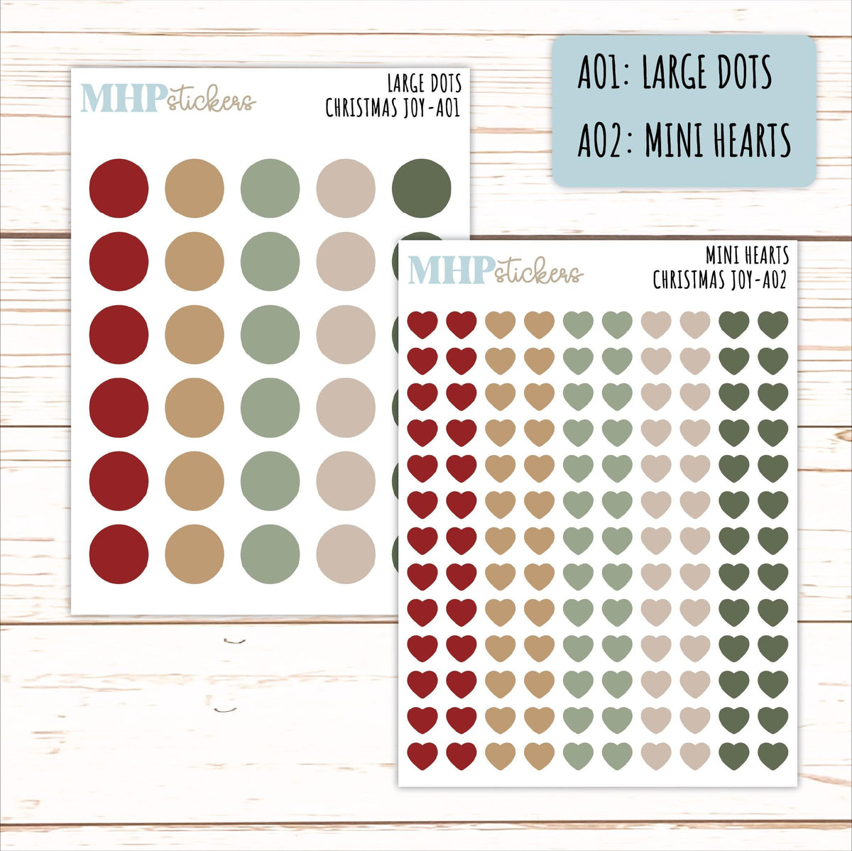 ADD-On's for Monthly Kits "Christmas Joy" || AO