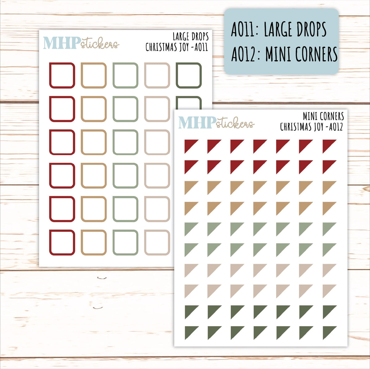 ADD-On's for Monthly Kits "Christmas Joy" || AO