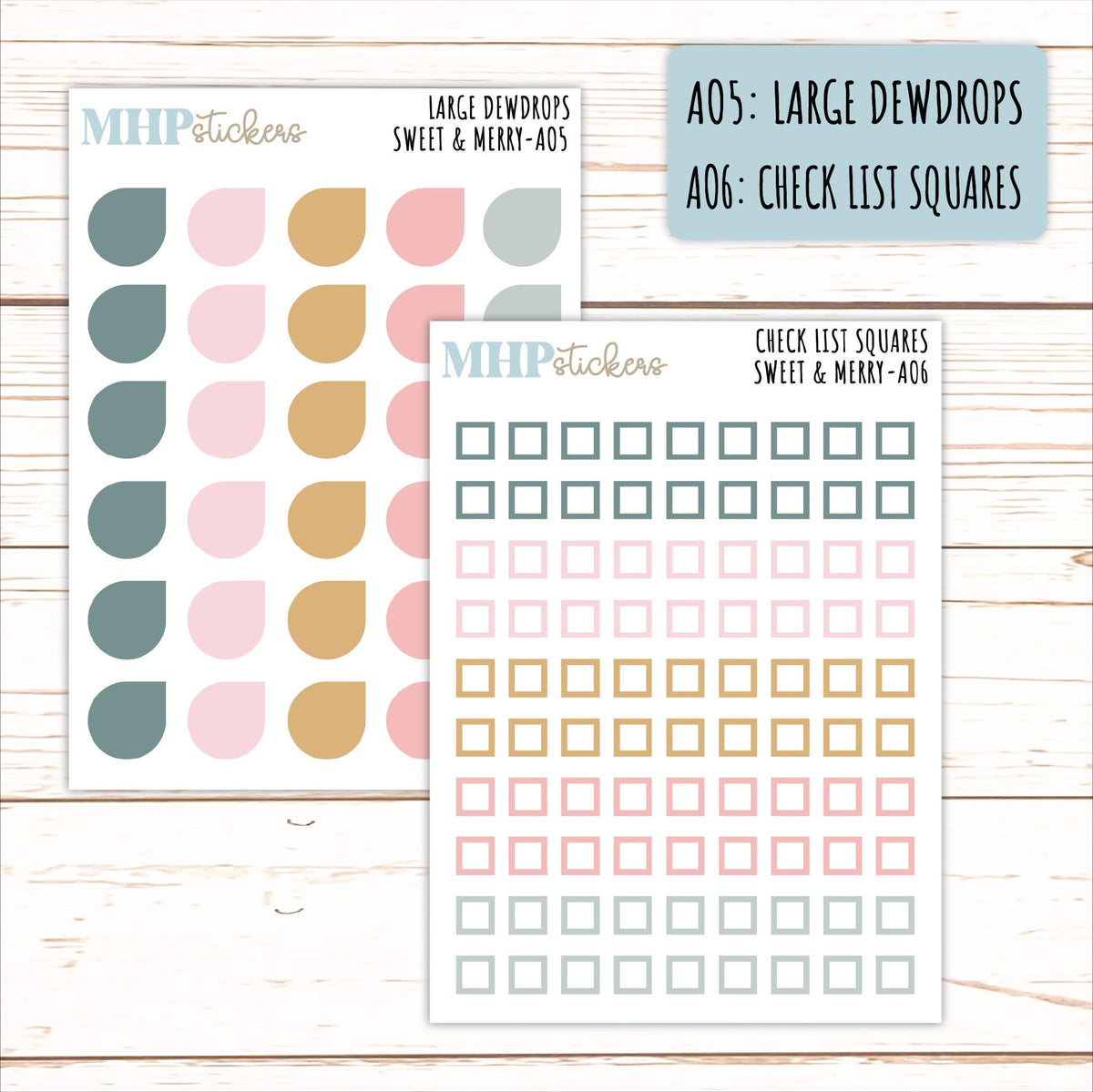 ADD-On's for Monthly Kits "Sweet & Merry" || AO