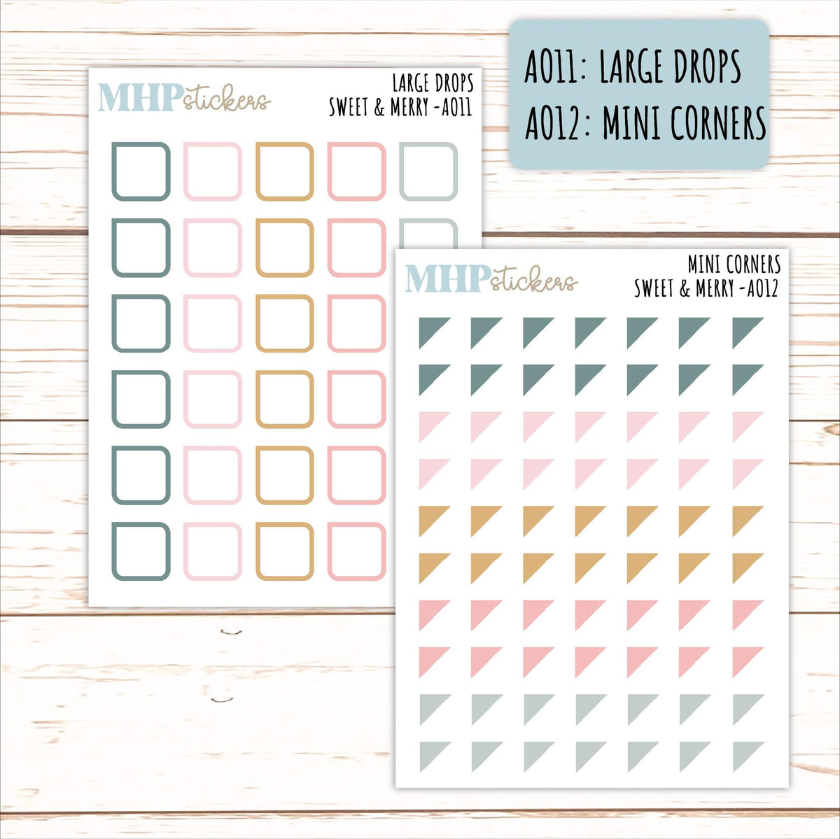 ADD-On's for Monthly Kits "Sweet & Merry" || AO