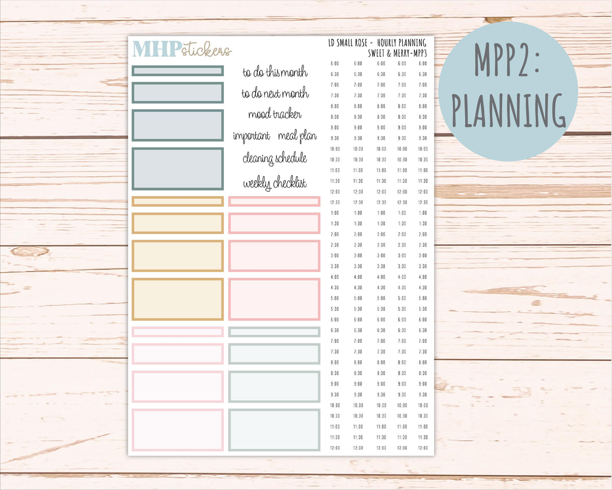 DECEMBER 2026 Stickers for The Small Rose Laurel Denise Planner. "Sweet & Merry" || MPP