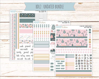 DECEMBER 2026 Stickers for the Large Rose Laurel Denise Planner. "Sweet & Merry" || PP