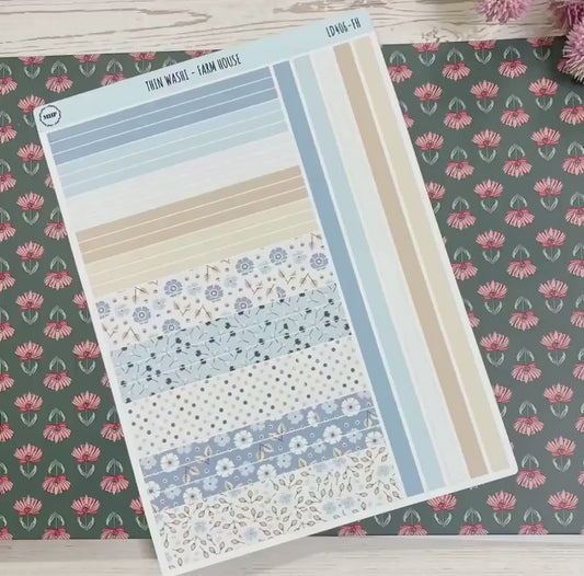 Thin Washi for Laurel Denise Planners. Planner Stickers APRIL '25  || LD406
