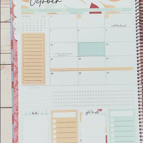 2026 Monthly Headers Set for Large Scout Planner (Portrait Planner).  Laurel Denise Planners || LD433