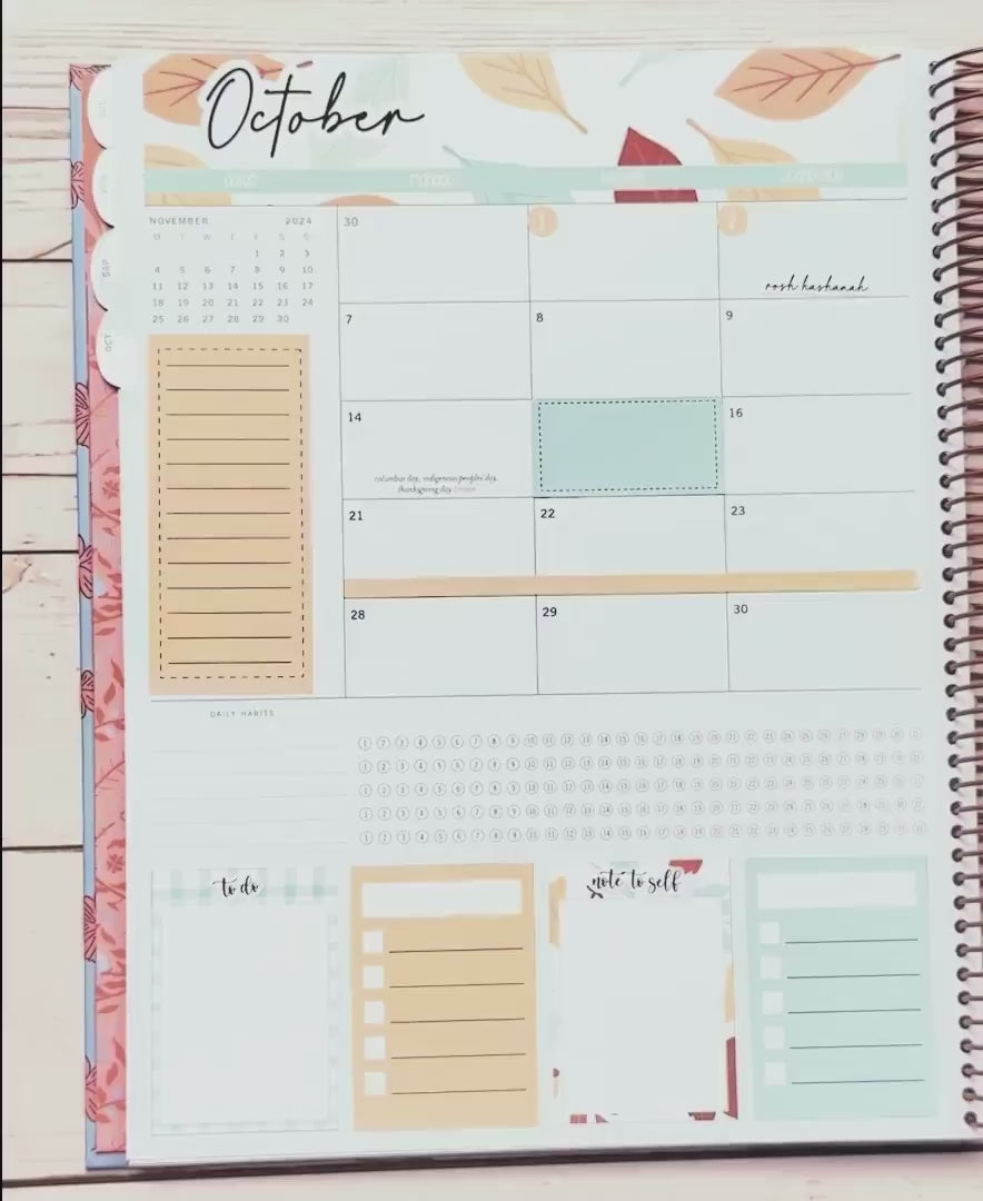 2026 Monthly Headers Set for Large Scout Planner (Portrait Planner).  Laurel Denise Planners || LD433