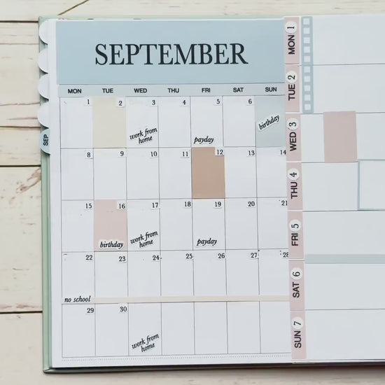 JULY 2026 Neutral Collection Stickers for Small Nancy & Anne. Laurel Denise Planners || MN