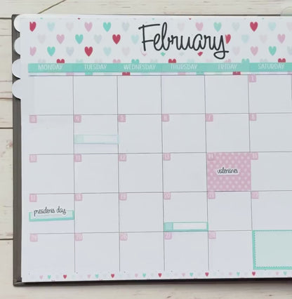 JANUARY 2026 Stickers for The Small Rose Laurel Denise Planner  (Formerly Mini Project Planner) "January Frost"  || MPP