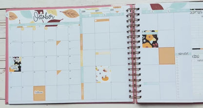 OCTOBER Stickers for The Valerie Laurel Denise Planner "Fall Vibes"  || TC