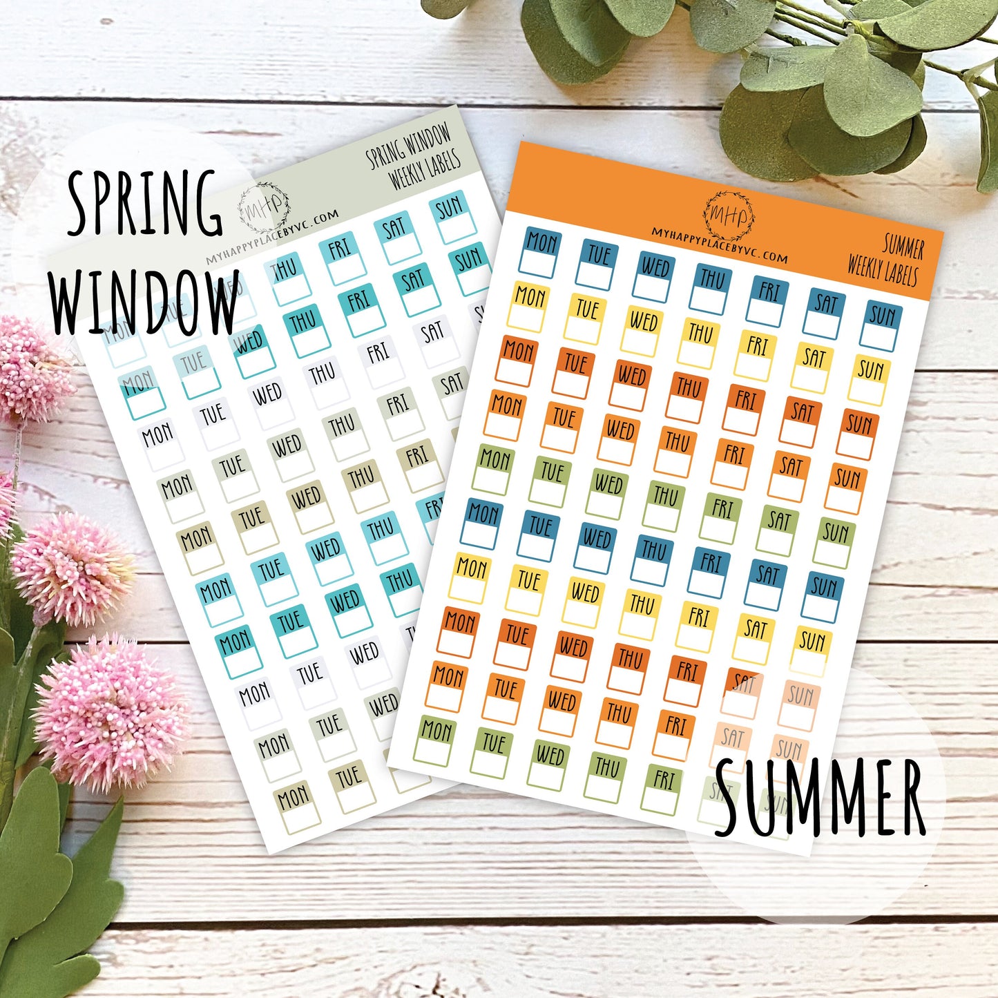 Daily Stickers for Planners, Bullet Journals, College Planner, Teacher Planner, Student Planner, and Homeschool Planner || H507