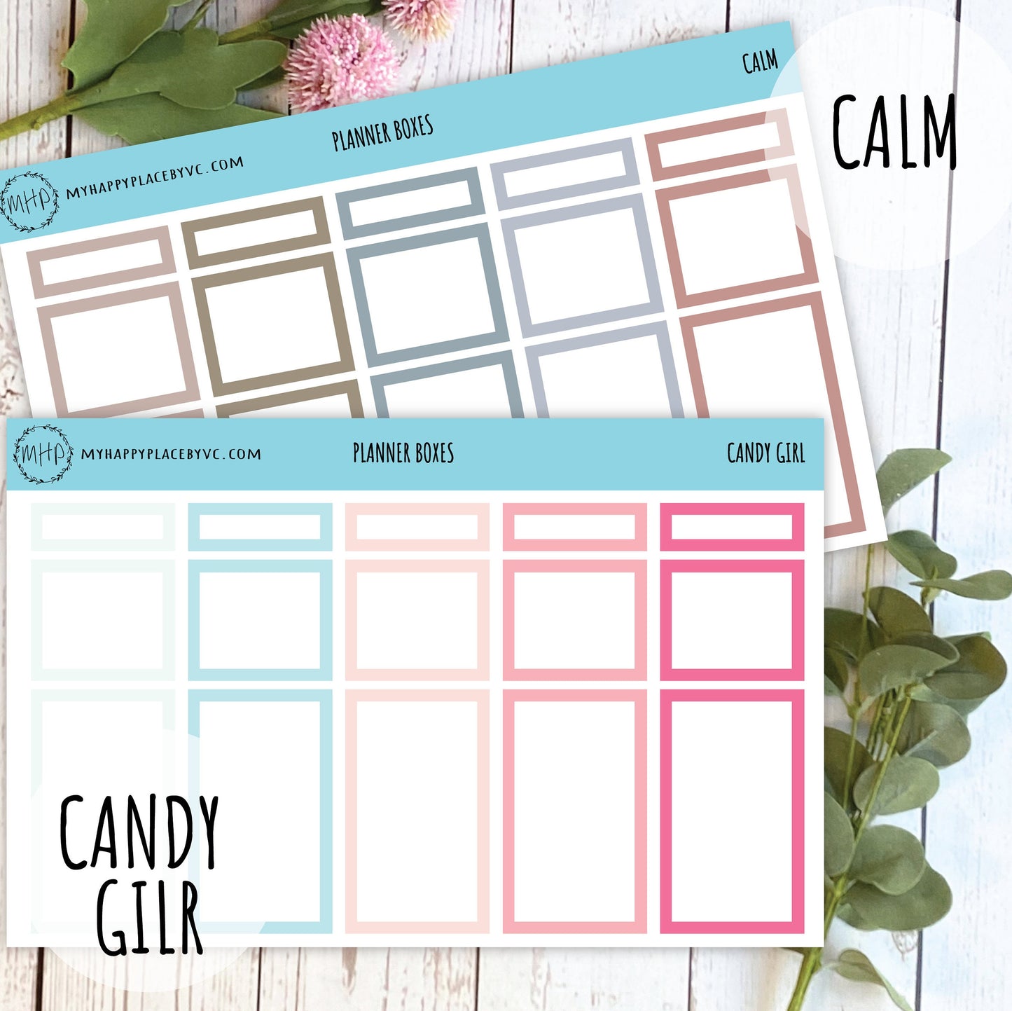 Planner Box Stickers for Bullet Journals, College Planner, Teacher Planner, Homeschool Planner. Planner Sticker || F723