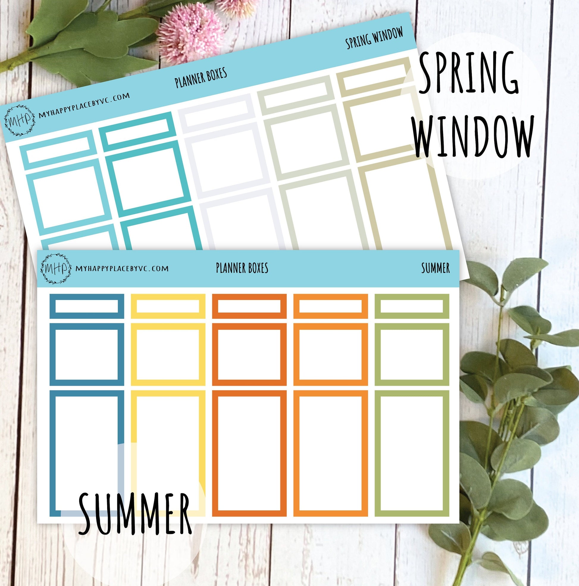 Planner Box Stickers for Bullet Journals, College Planner, Teacher Planner, Homeschool Planner. Planner Sticker || F723