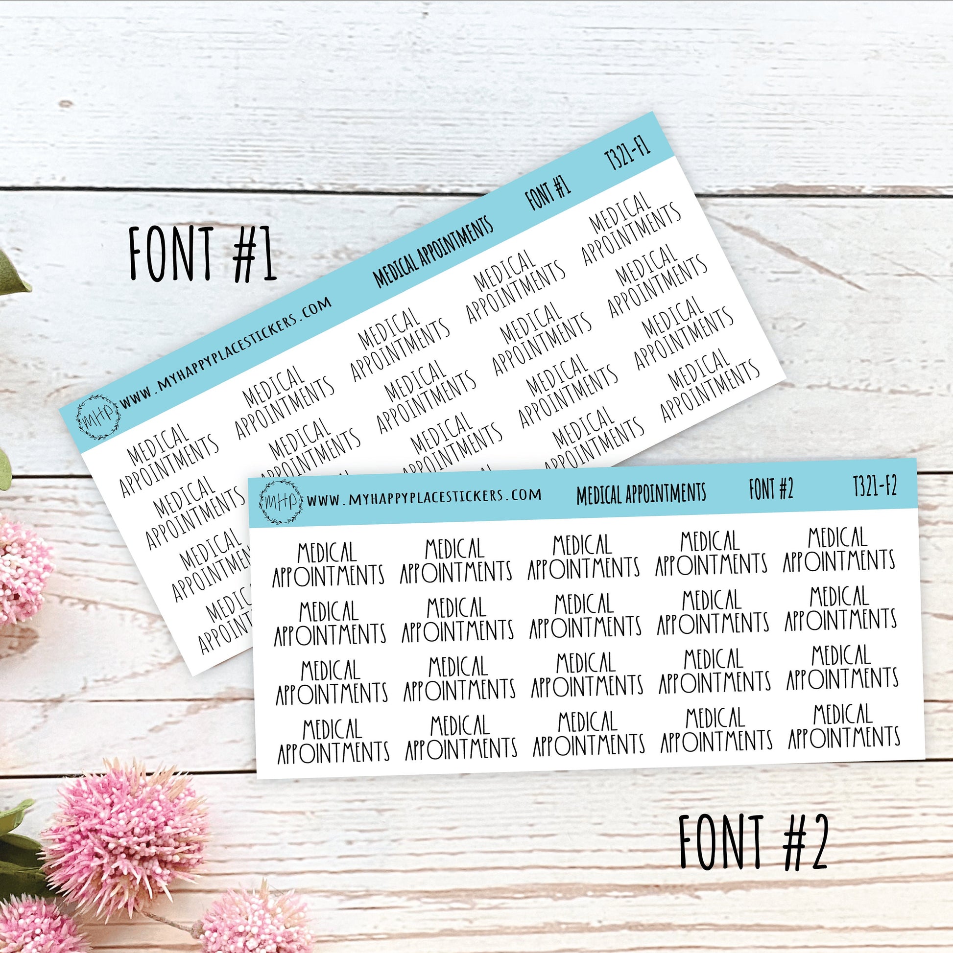 MEDICAL APPOINTMENT Stickers for Calendars, Teacher Planner, and Bullet Journals. Stickers for College Planner and Trackers || T321