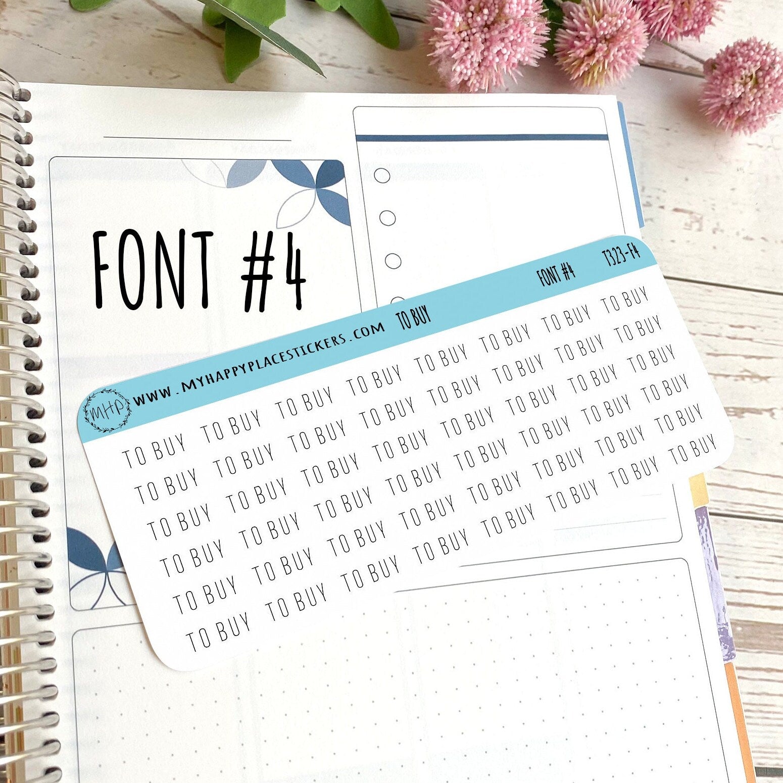 TO BUY Stickers for Calendars, Bullet Journals, and  Planner || T323