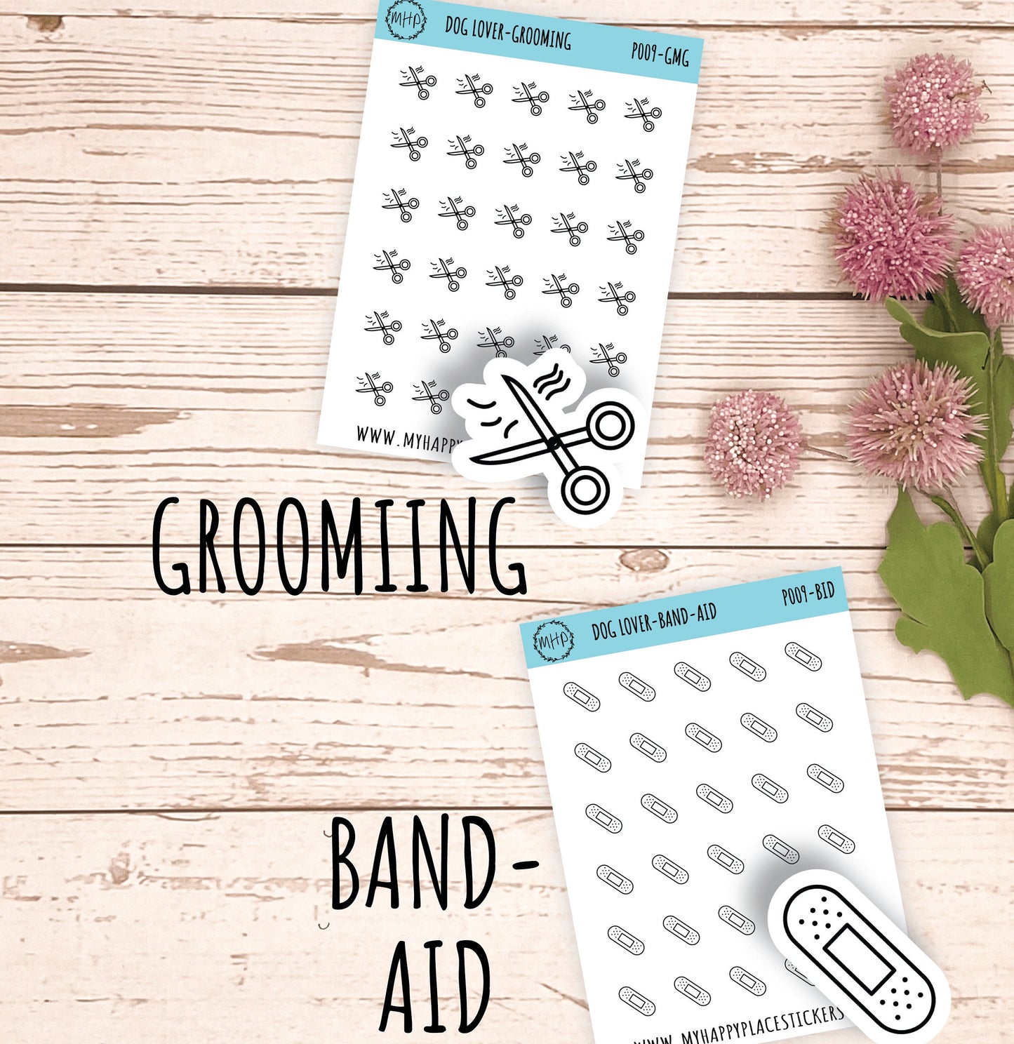 Petite Icons - DOG LOVER Deco Stickers for Planner and Bullet Journals || P002