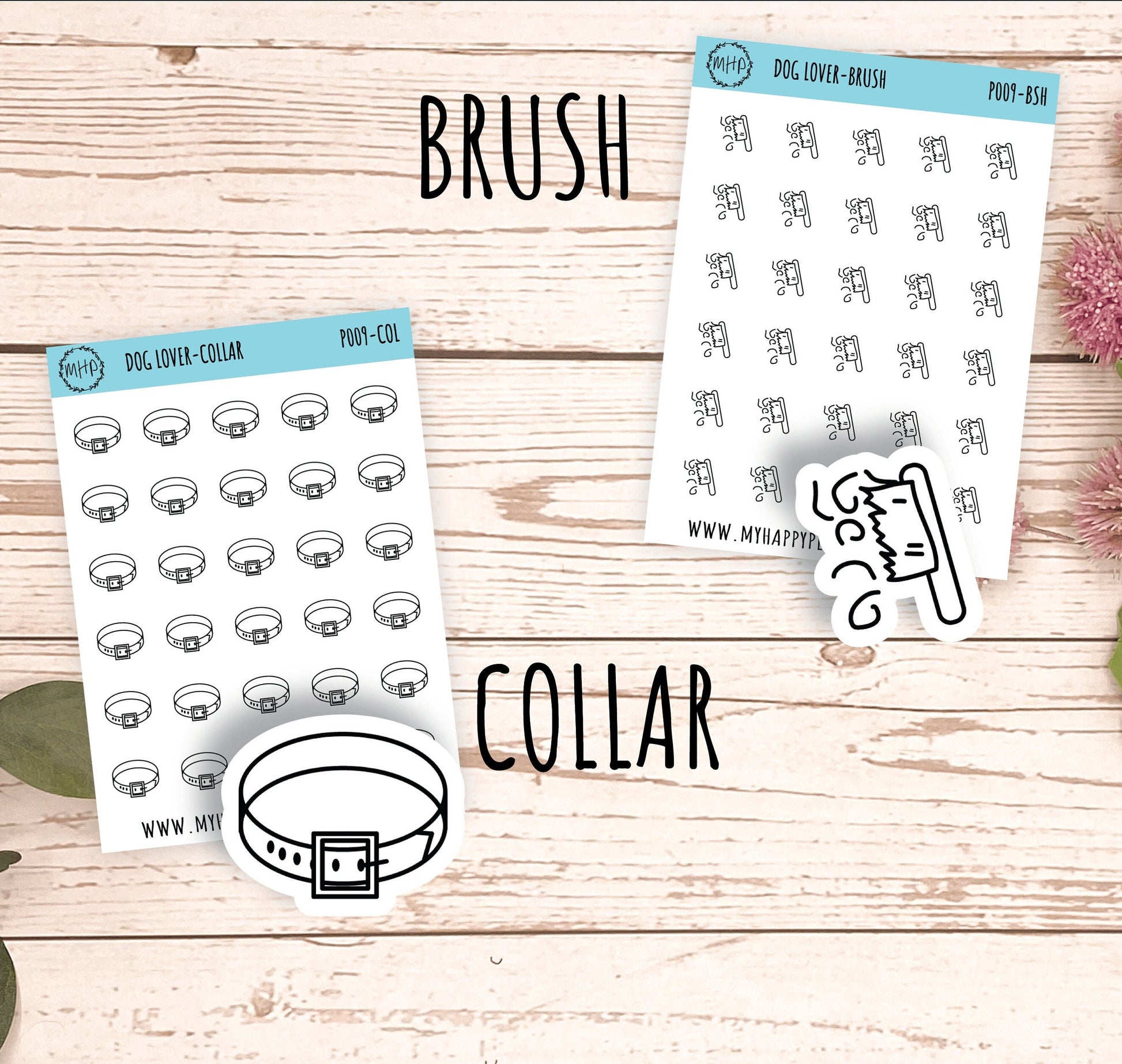 Petite Icons - DOG LOVER Deco Stickers for Planner and Bullet Journals || P002