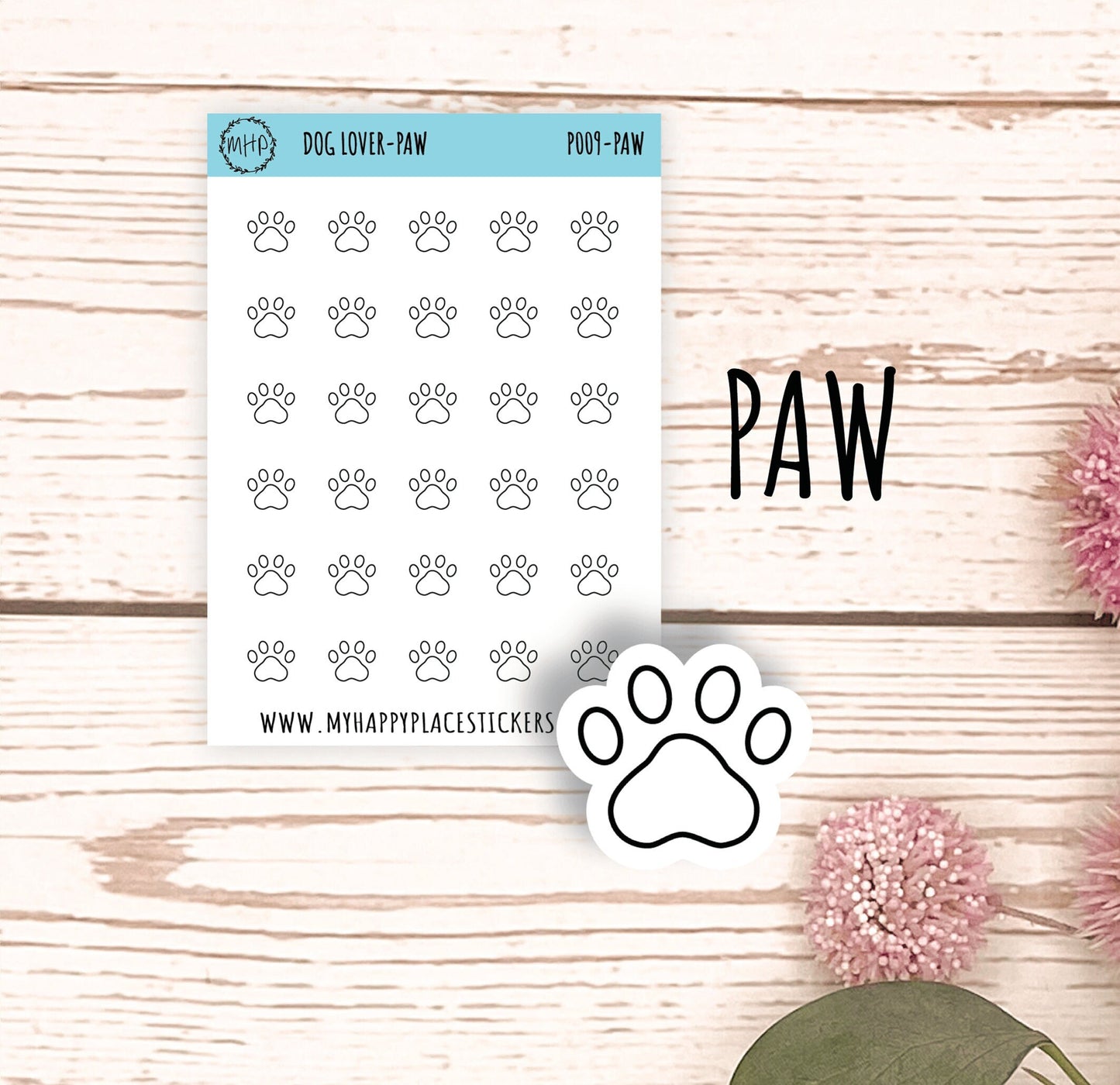 Petite Icons - DOG LOVER Deco Stickers for Planner and Bullet Journals || P002