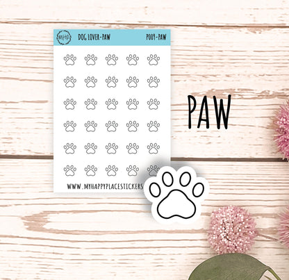 Petite Icons - DOG LOVER Deco Stickers for Planner and Bullet Journals || P002