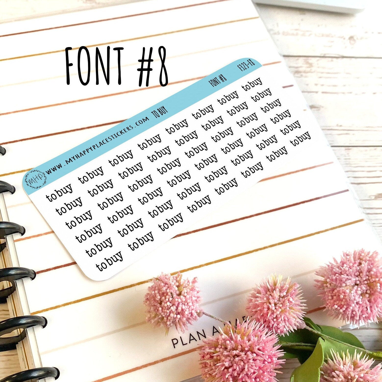 TO BUY Stickers for Calendars, Bullet Journals, and  Planner || T323