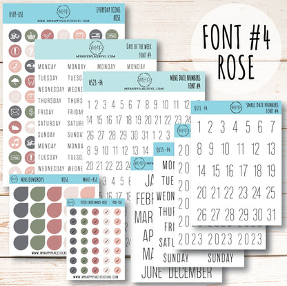 Planner Sticker Bundle Perfect for Classic Happy Planner || B01-WM