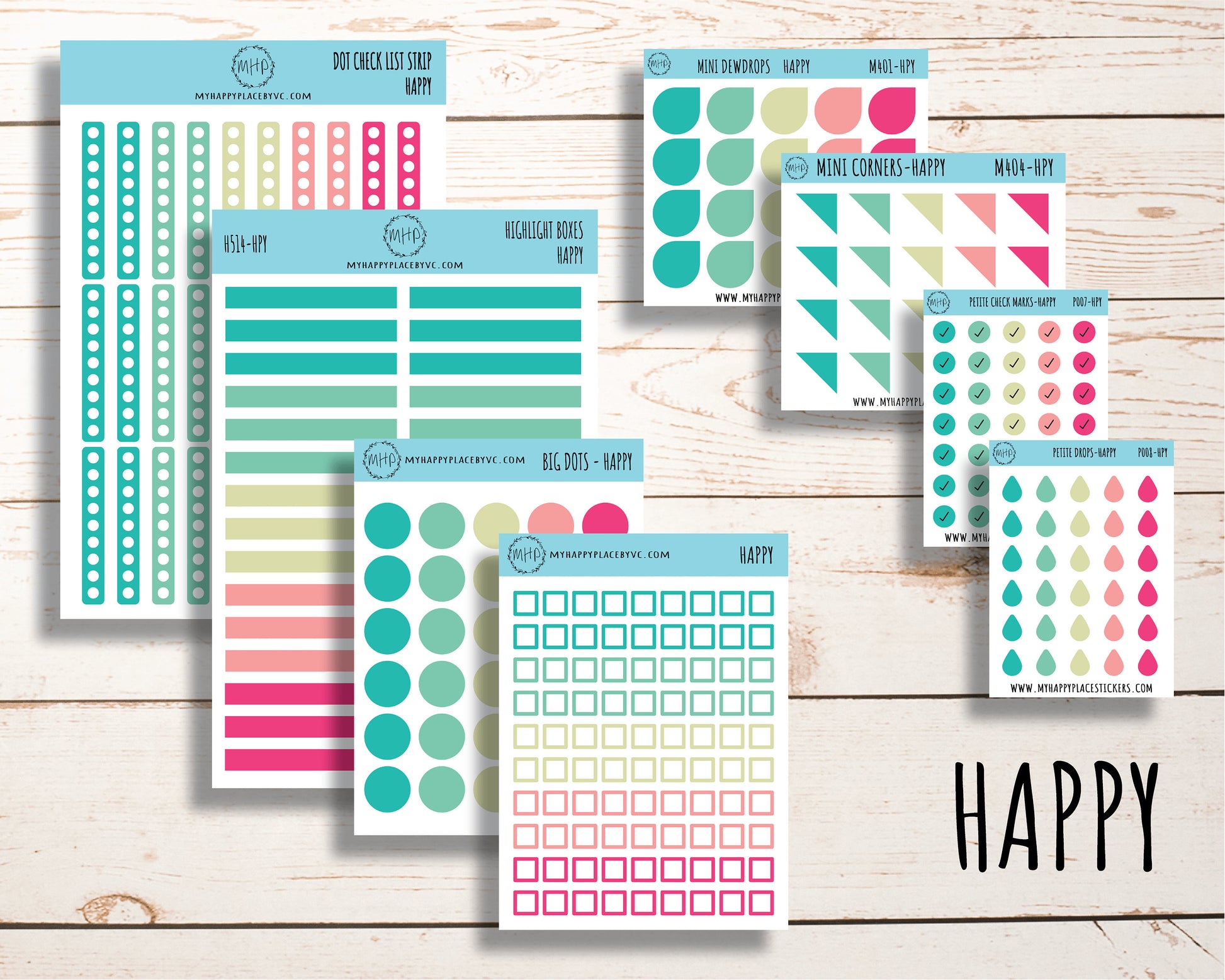 Functional Planner Sticker Bundle || B02
