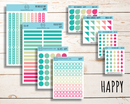 Functional Planner Sticker Bundle || B02