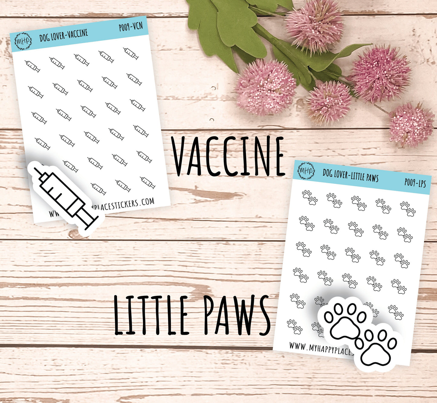 Petite Icons - DOG LOVER Deco Stickers for Planner and Bullet Journals || P002