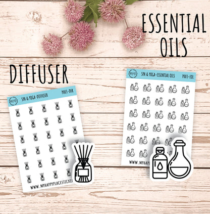 Petite Icons - SPA & YOGA Deco Stickers for Planner and Bullet Journals || P003