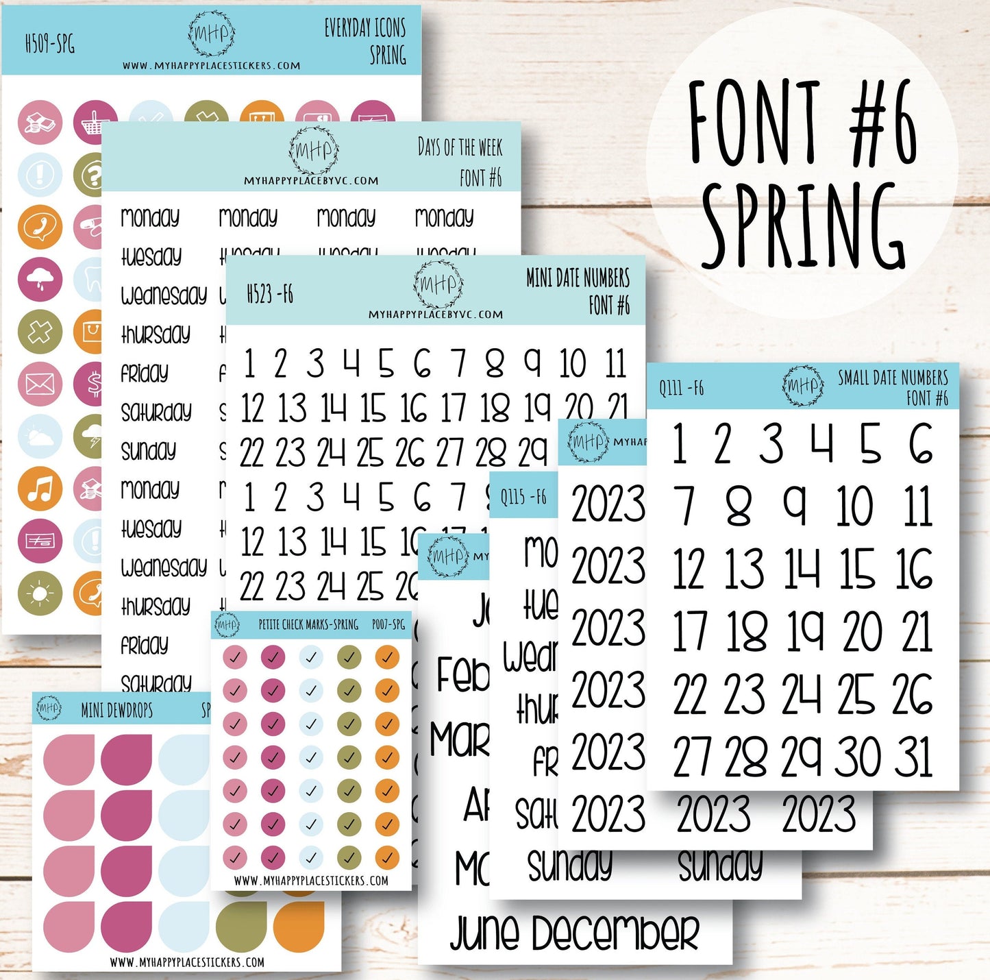 Planner Sticker Bundle Perfect for Classic Happy Planner. Transparent / Clear Stickers || B01-CM