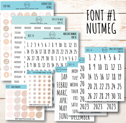 Planner Sticker Bundle Perfect for Classic Happy Planner || B01-WM