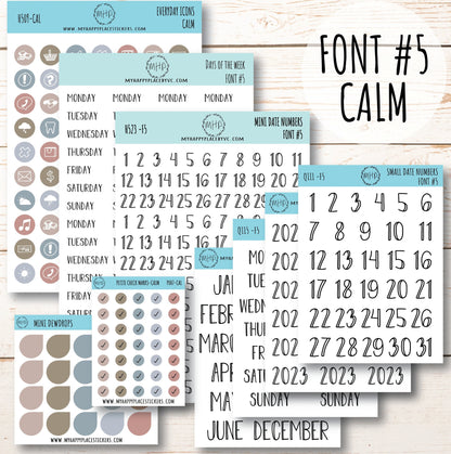 Planner Sticker Bundle Perfect for Classic Happy Planner || B01-WM
