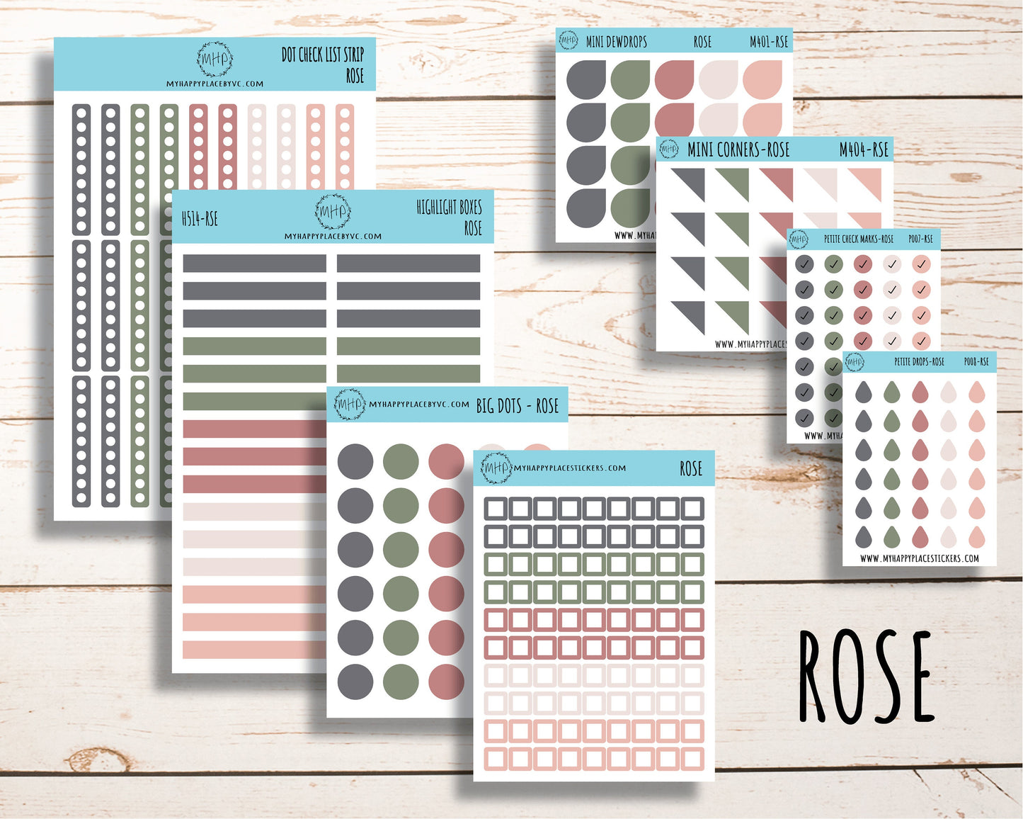 Functional Planner Sticker Bundle || B02