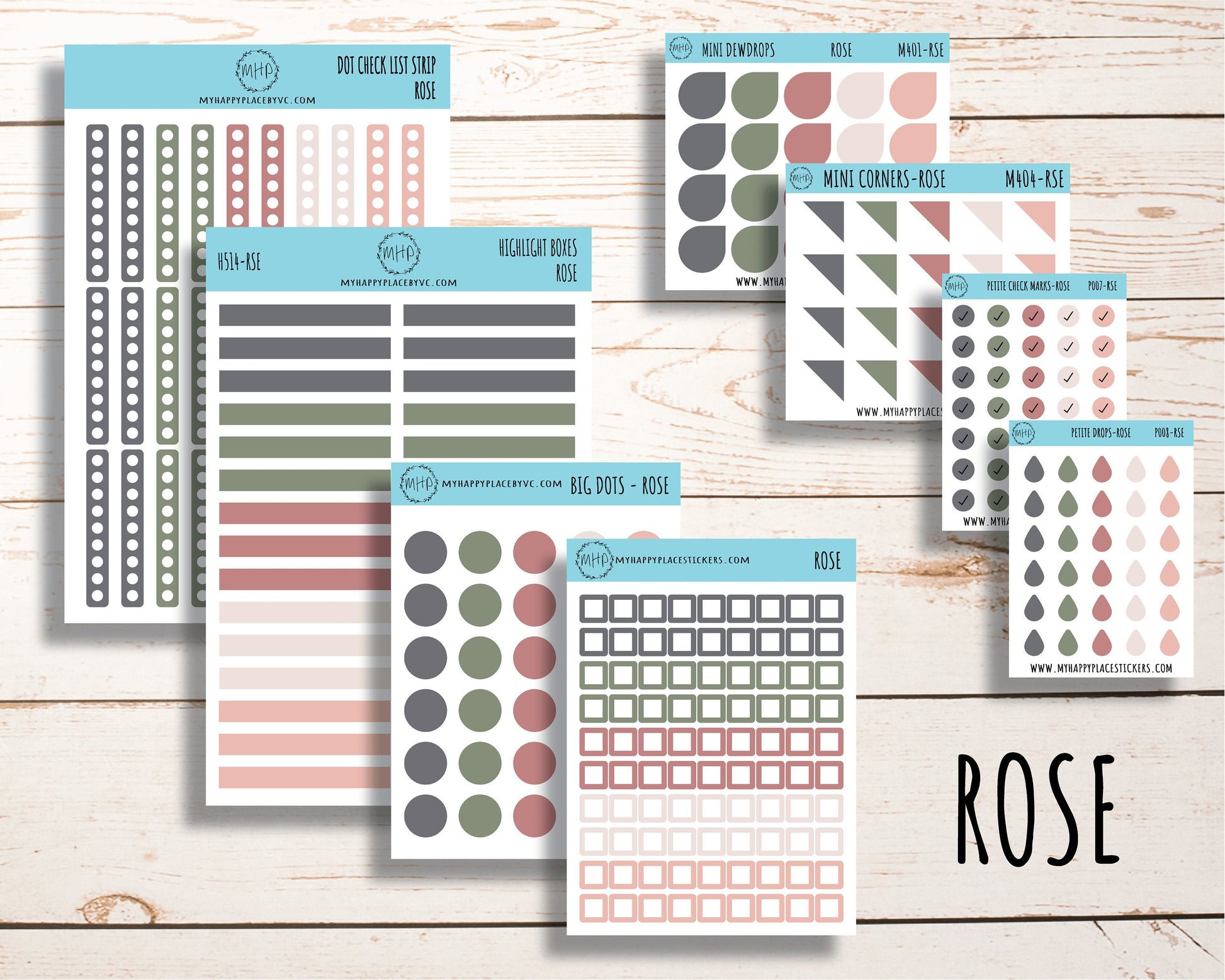 Functional Planner Sticker Bundle || B02