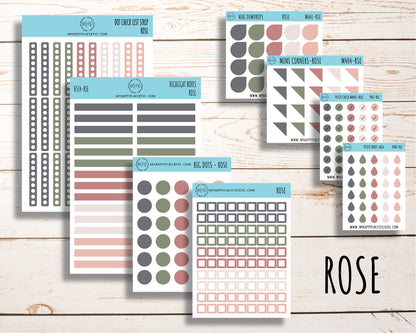 Functional Planner Sticker Bundle || B02