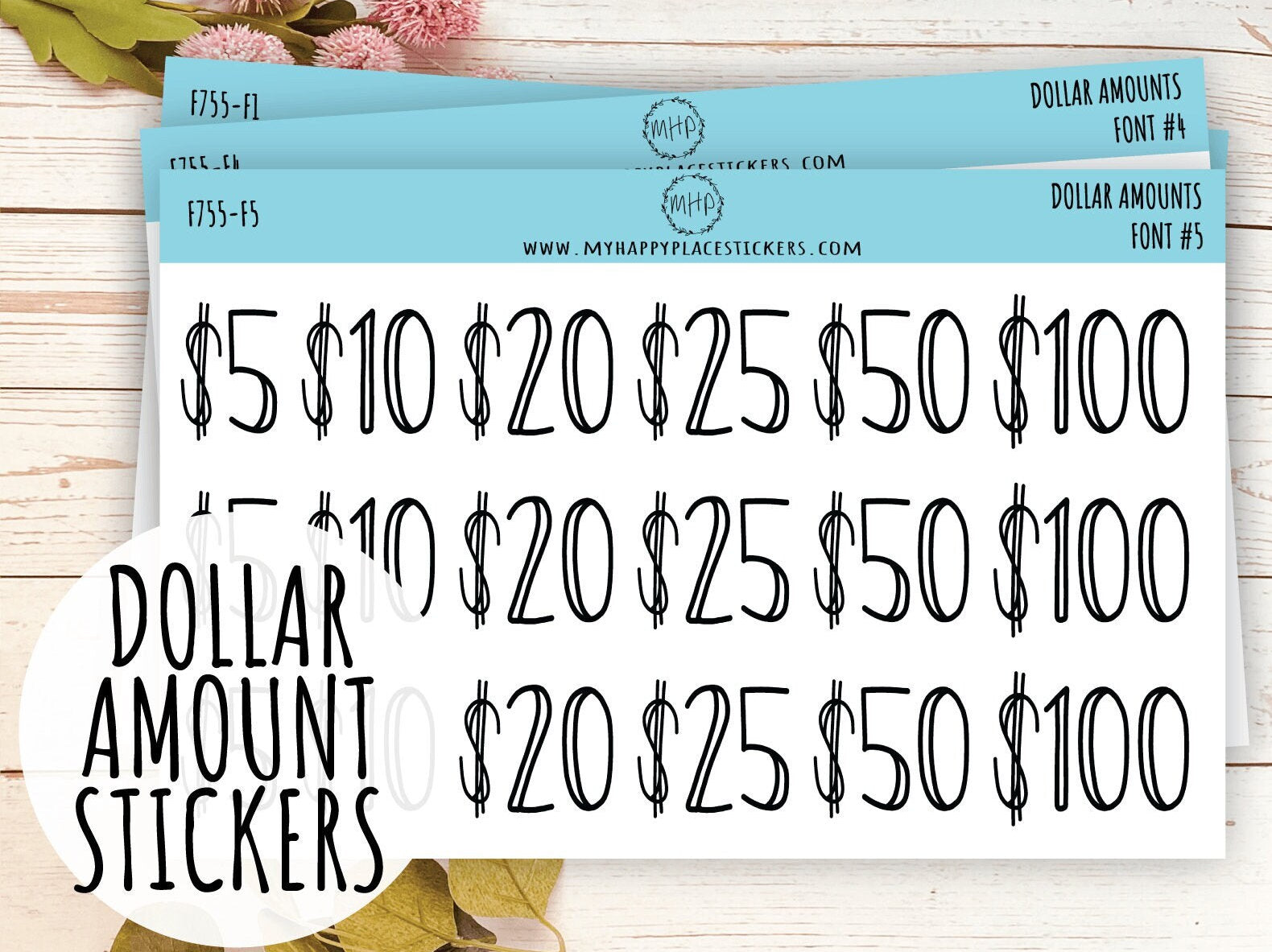 Saving Is Fun Sticker Saving Challenge – My Happy Place Stickers