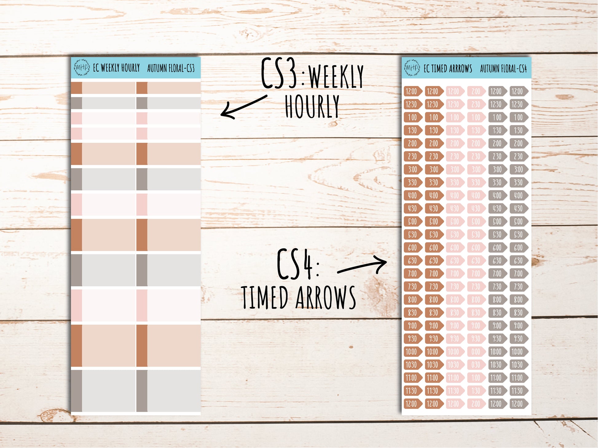 Erin Condren 7x9 Coordinating Planner Sticker Sheets.OCTOBER "Autumn Fall". Add-On Sticker Sheets || AF-CS