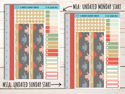 Erin Condren 7x9 Monthly Kit. DECEMBER "Tis the Season" || TS-M