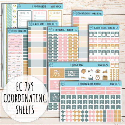 Erin Condren 7x9 Coordinating Planner Sticker Sheets. DECEMBER "Sweet & Merry". Add-On Sticker Sheets || SM-CS